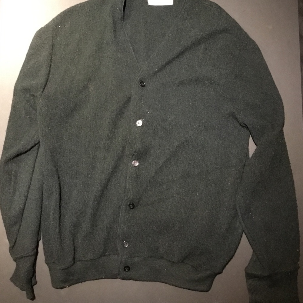 Black Cardigan Sweater